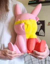 Life Sized Pikachu - Split parts