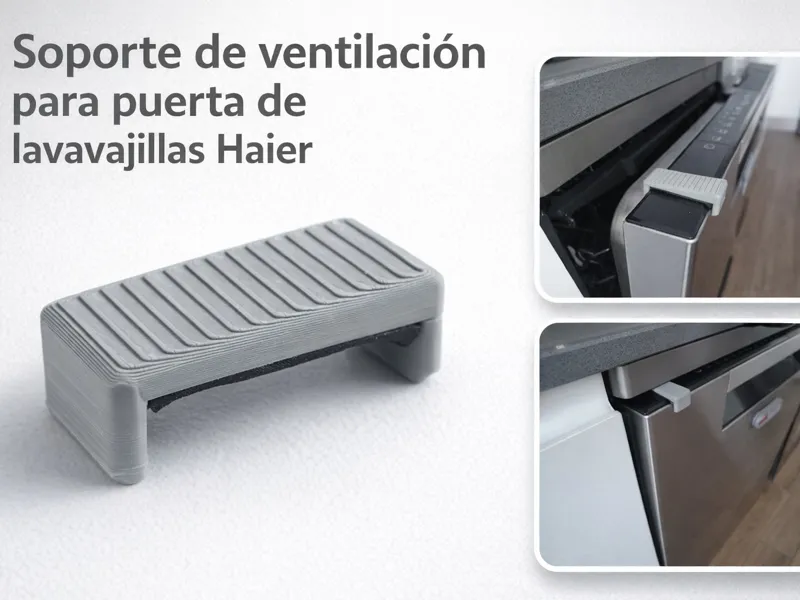 Ventilación puerta lavavajillas Haier
