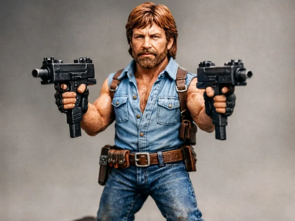 Chuck Norris Miniatur – Hommage an eine Legende – Kostenloses 3D ...