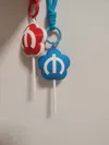 Solid color lollipop