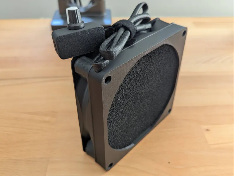 Fume extractor bracket (140mm fan & carbon filter)