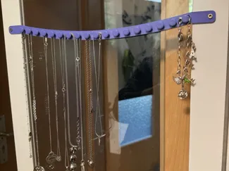Jewellery chain holder for Ikea Billy