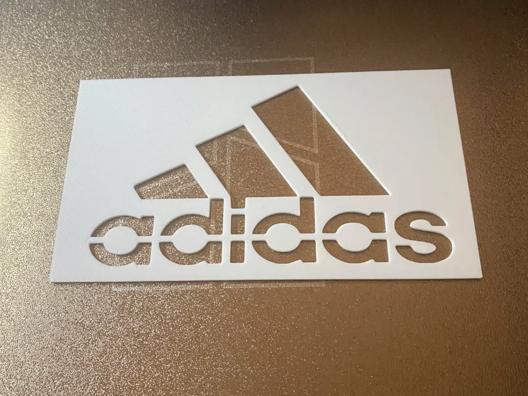 Pochoir logo Adidas