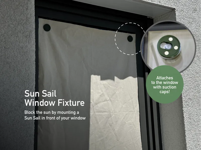 Window Sun Sail Fixture
