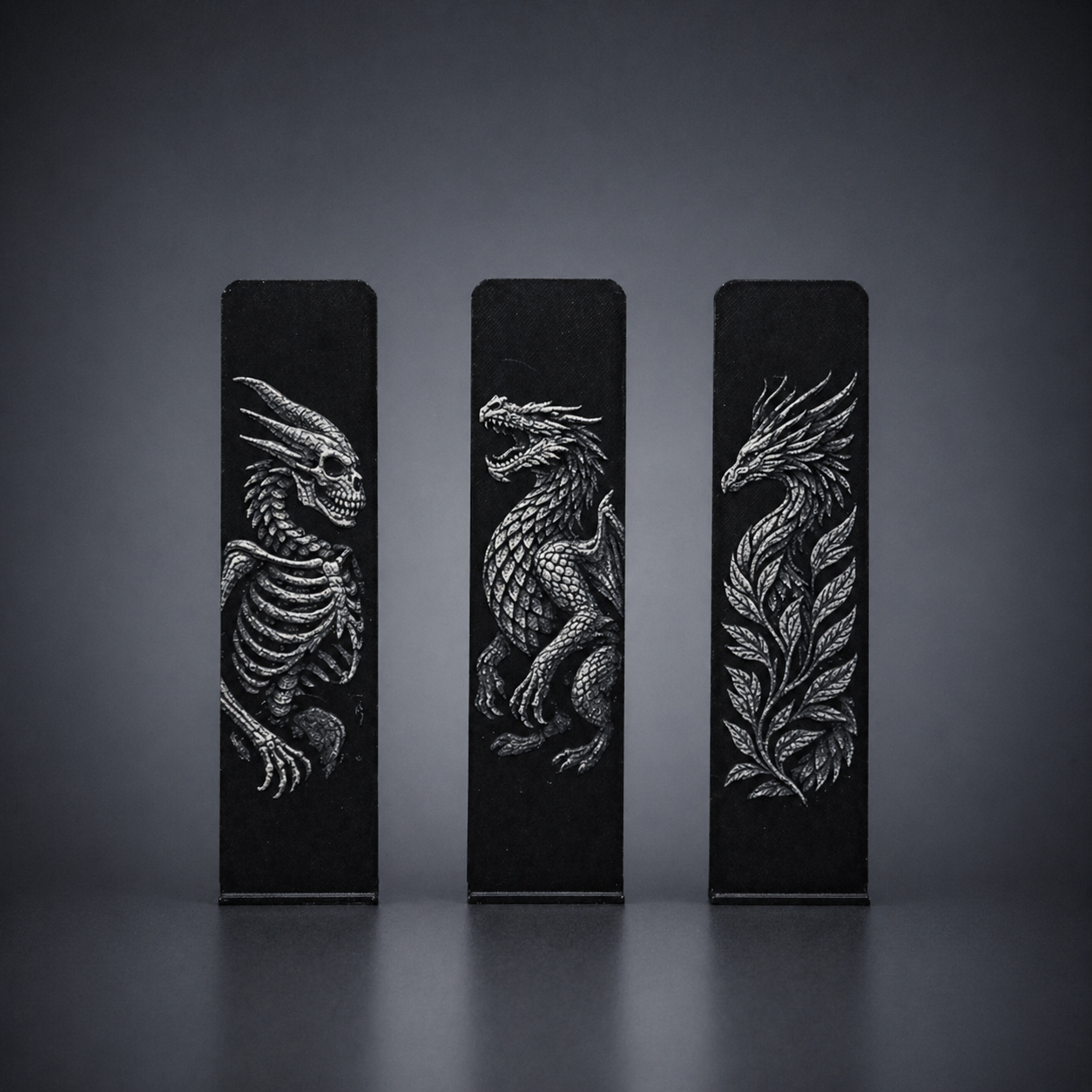 Miniatura 3 do modelo 3D Bookmarks Dragons (Set №1)