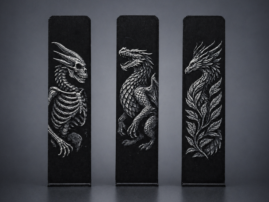 Bookmarks Dragons (Set №1)