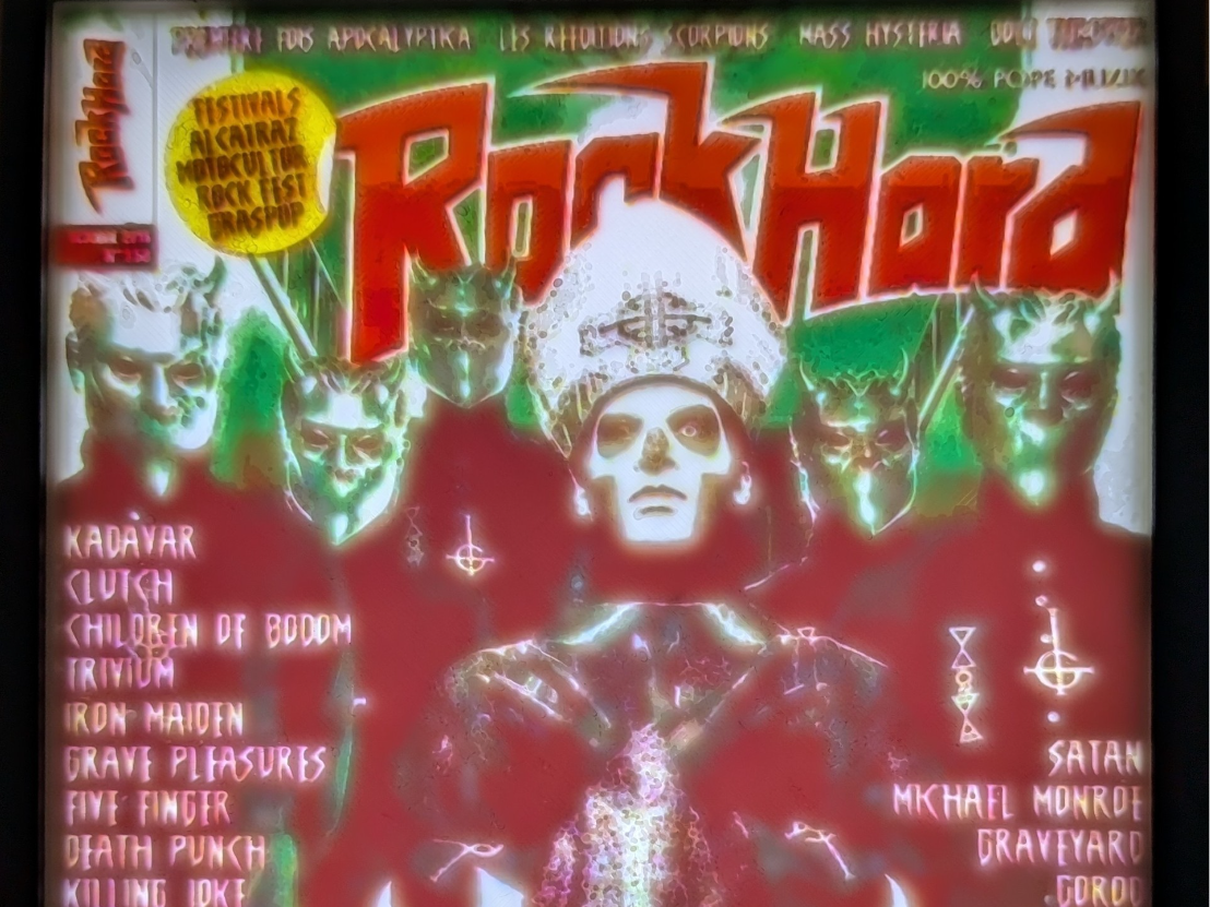 Ghost RockHard Magazine cover Litho