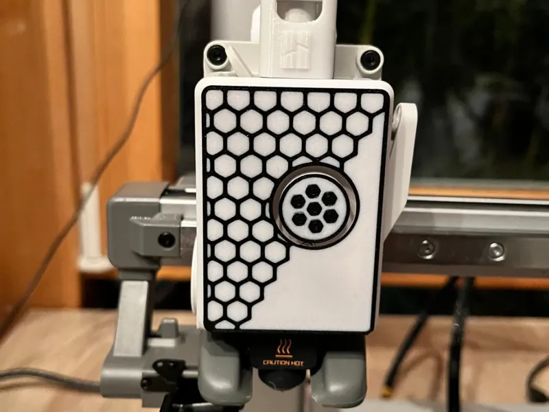 Magnetic honeycomb extruder cover for A1 & A1 mini