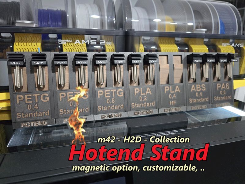 Hotend Display Stand – Organize Hotends