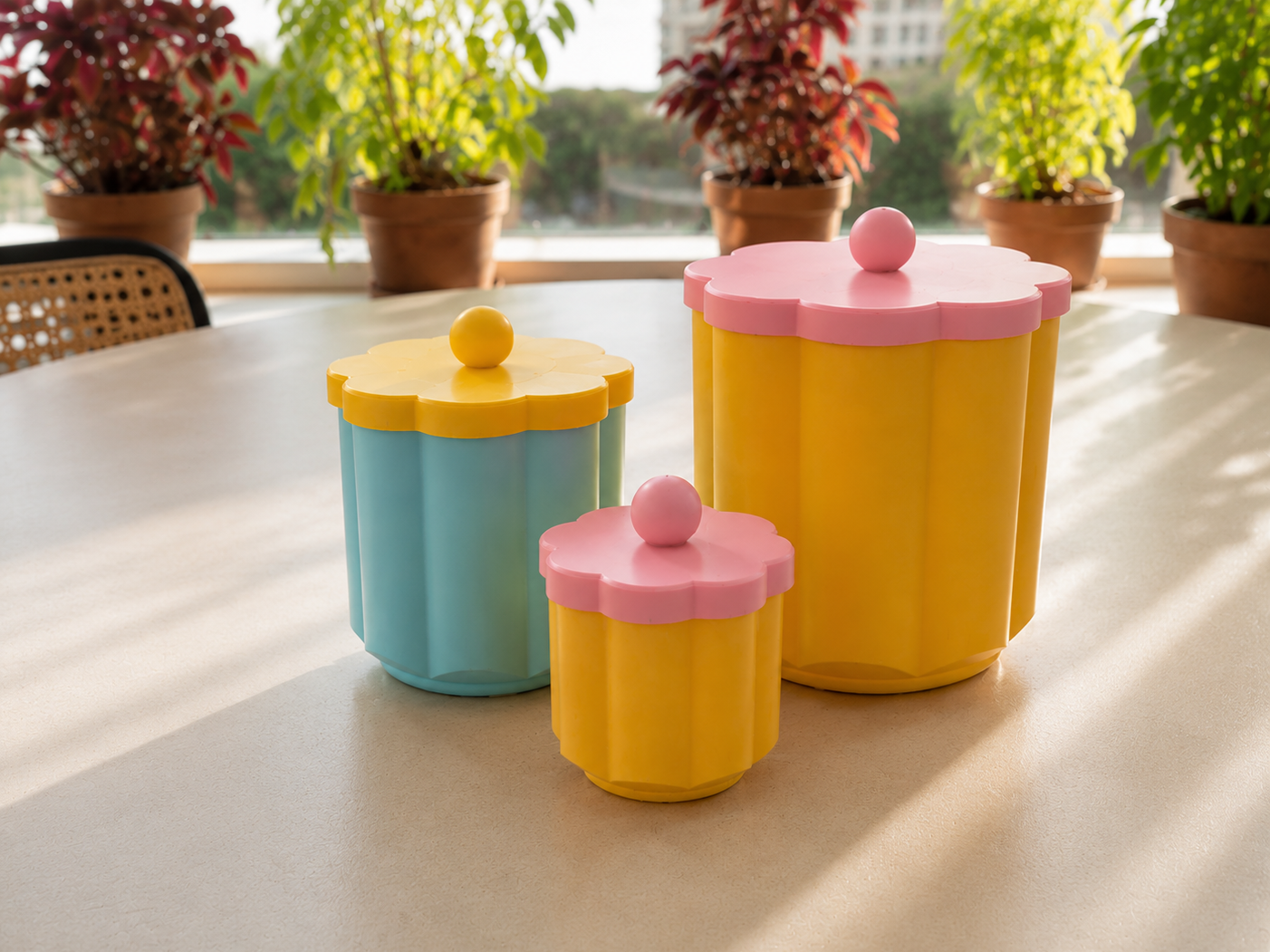 Soft Edge Jar Set