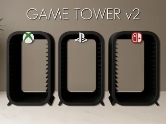 Games Tower V2 - Video Games Storage ∞ stackable