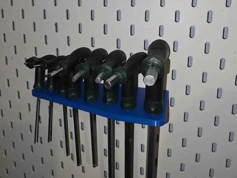 T-shape Hex (Allen) Key Holder H2–H10 for SKÅDIS