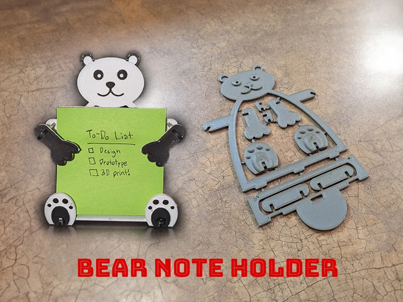 Bear Note Colder - Kit Card