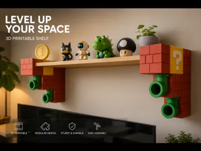 Super Mario Shelf