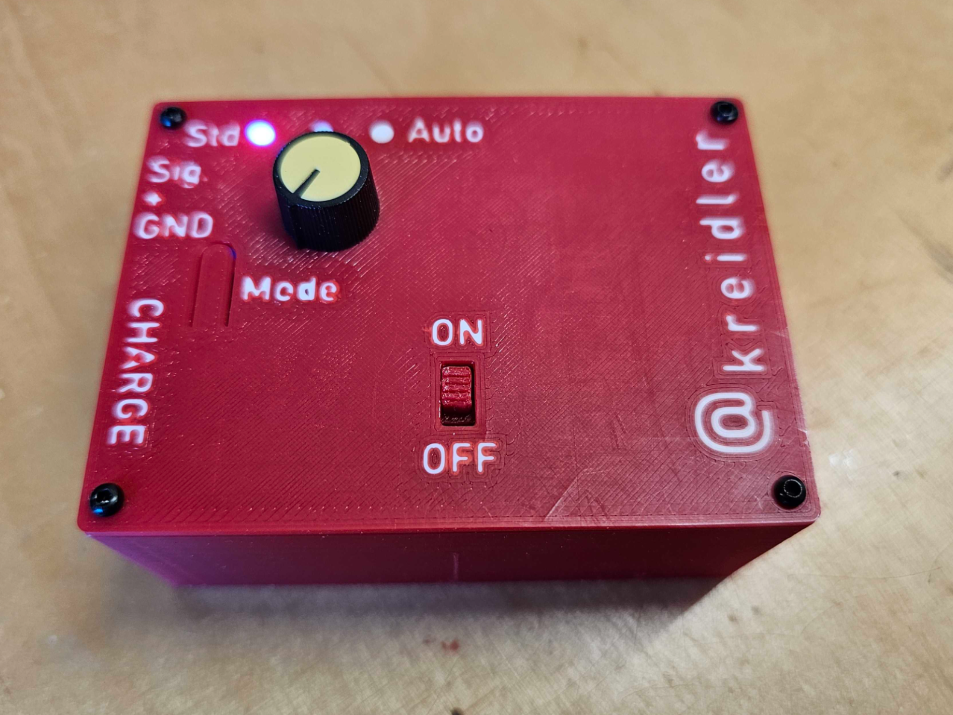 Servo Tester - 18650 battery - Voltage adjustable