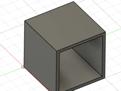 cube with hole
