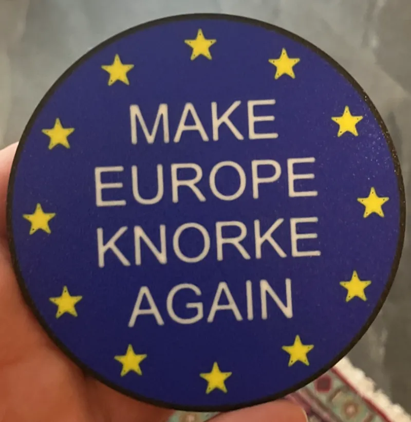 Bierdeckel Make Europe Knorke Again