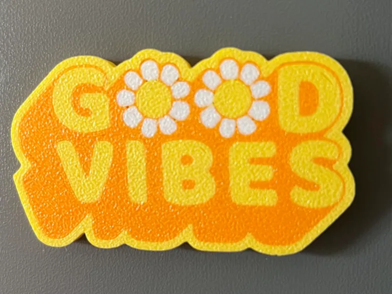 "GOOD VIBES" Magnet (with or without AMS)