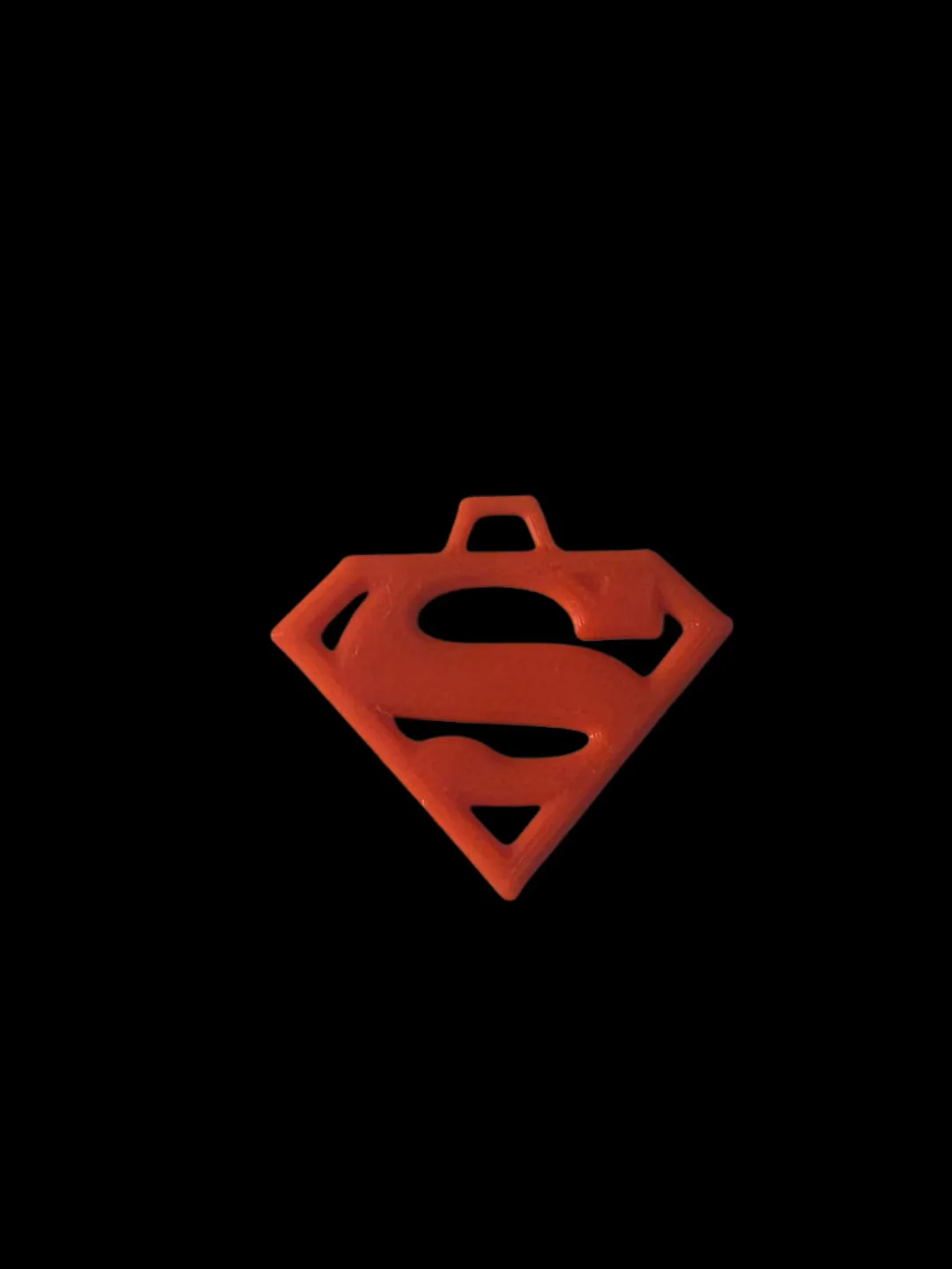 Superman Keychain ,Earring or Pendant. view 3