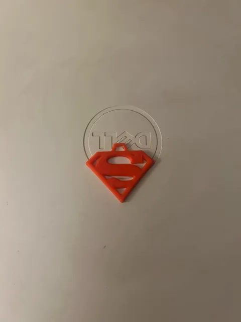 Superman Keychain ,Earring or Pendant. view 2