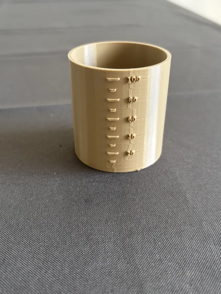 Minimalist Laundry Detergent Measuring Cup 100 ml - Free 3D Print Model ...