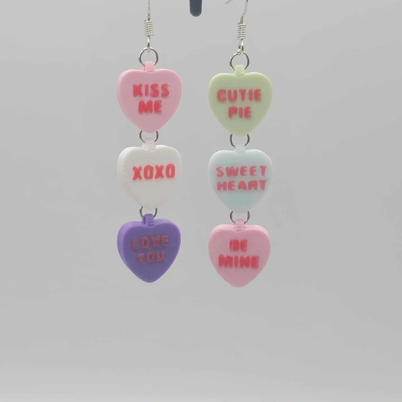 Conversation Heart Earrings view 2