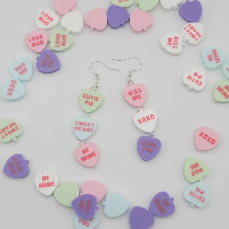Conversation Heart Earrings