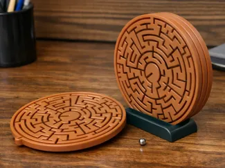 Interactive Maze Coaster Set
