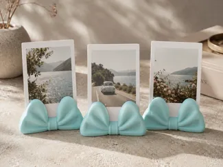 Bow Polaroid stand/Instax Mini Photo Holder@DUDU