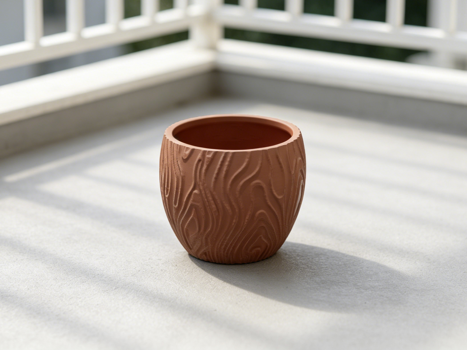 Miniatura 4 do modelo 3D 圆形小花盆二(Small round flowerpot 2)