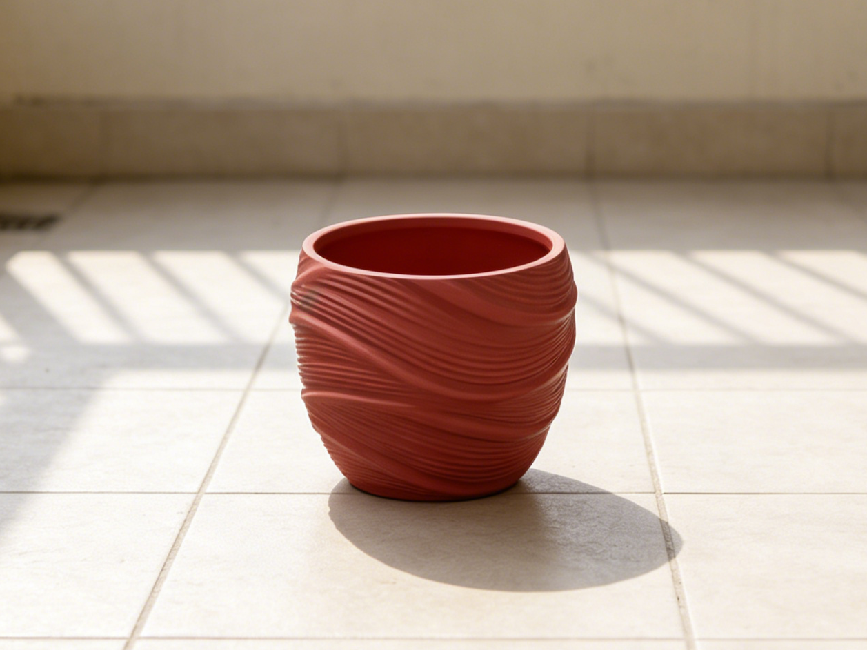 Miniatura 2 do modelo 3D 圆形小花盆二(Small round flowerpot 2)