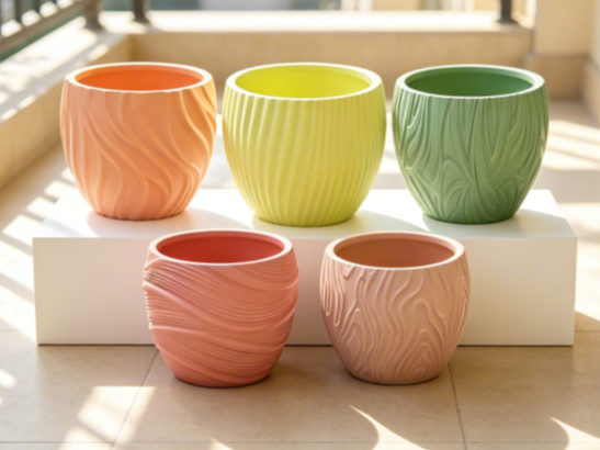 圆形小花盆二(Small round flowerpot 2)