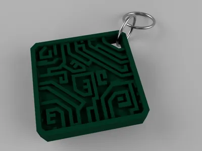 Subnautica Precursor Keychain