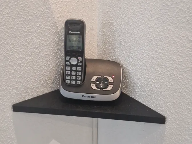 Eck Telefonhalterung , Eckbrett, Eckregal