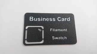 Filament Swatch Business Card