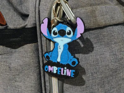 Customizable Stitch keychain