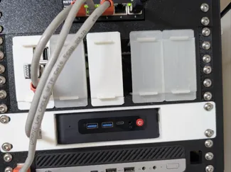 Montaje de Blade para Raspberry pi tapa ciega