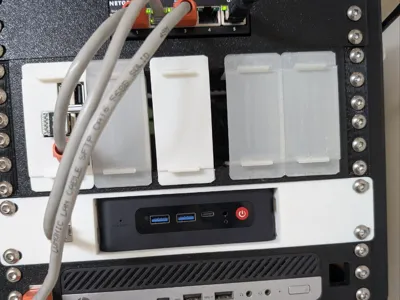Blade mount for Raspberry Pi blanking plate