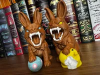 Hollow Hares (Both) 2xAMS - 0.2mm layer, 2 walls, 8% infill