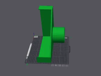 4" Dust Collection Floor Sweep (Corner)