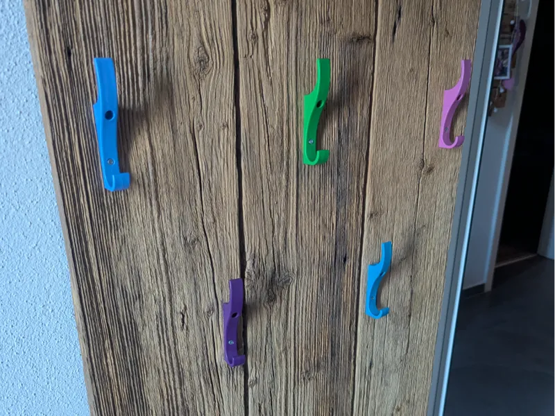Doppelter Garderobenhaken 