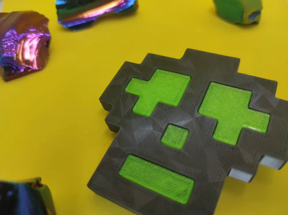 Poison 8 Bit 8-bit Poisoned Skull - Free 3D Print Model - MakerWorld