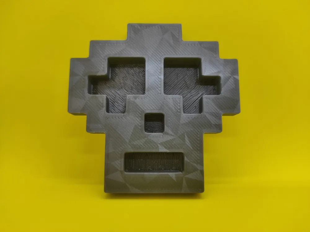 Poison 8 Bit 8-bit Poisoned Skull - Free 3D Print Model - MakerWorld