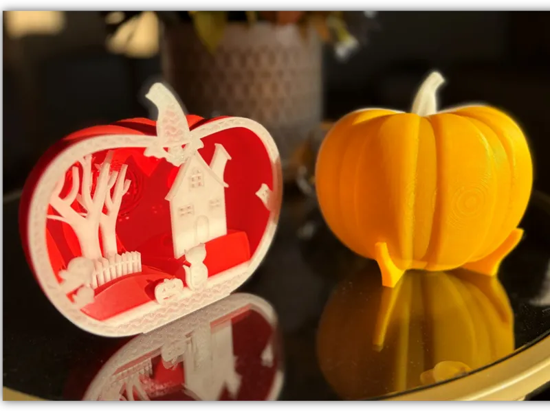 Haunted Pumpkin Diorama (Glow Edition)
