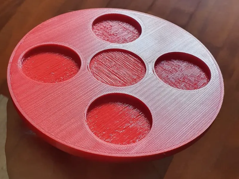 Shot Holder with 5-7 small glasses