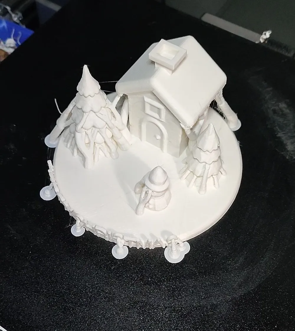 Winter Christmas Village - Free 3D Print Model - MakerWorld