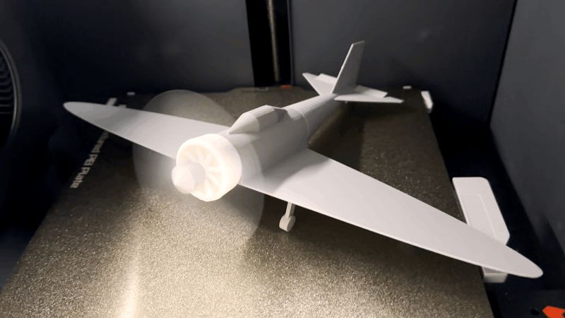 Rubber Band Powered Propeller Plane