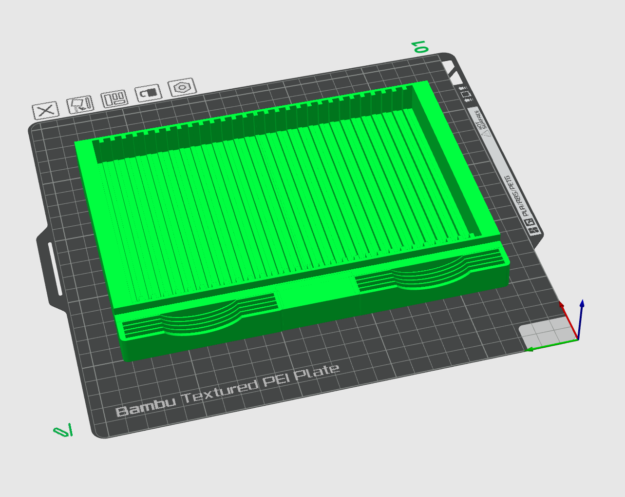 Miniatura 2 do modelo 3D 内存收纳,m.2固态硬盘 2.5寸硬盘收纳， A1mini兼容 