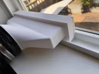 Bracket for Exhaust Vent, with extension panels.