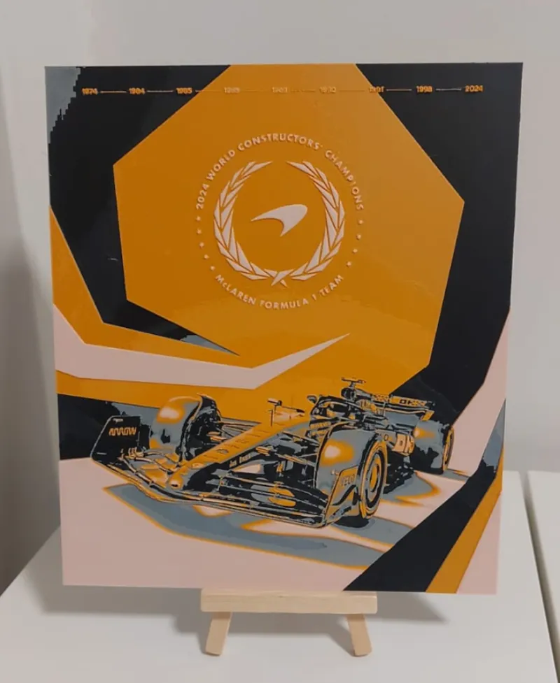 McLaren 2024 World Constructors Champions Poster